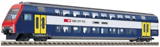 Doubledeck control cab Passenger car type Bt Suitable for use with DC and digital operation<br /><a href='images/pictures/Fleischmann/65132.jpg' target='_blank'>Full size image</a>